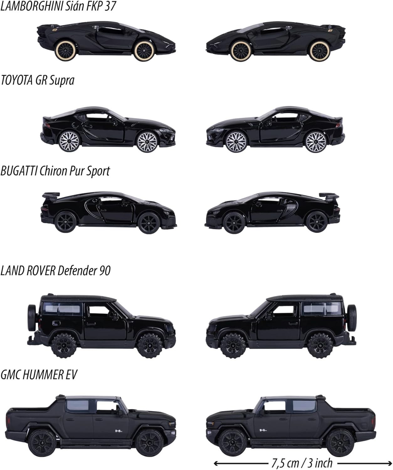 Majorette Black Series 5 Pack Vehicle - image 5