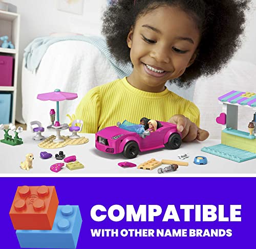 MEGA Barbie Convertible & Ice Cream Stand Construction Set - image 2