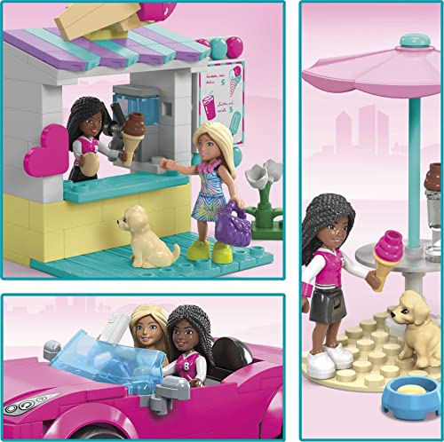 MEGA Barbie Convertible & Ice Cream Stand Construction Set - image 4