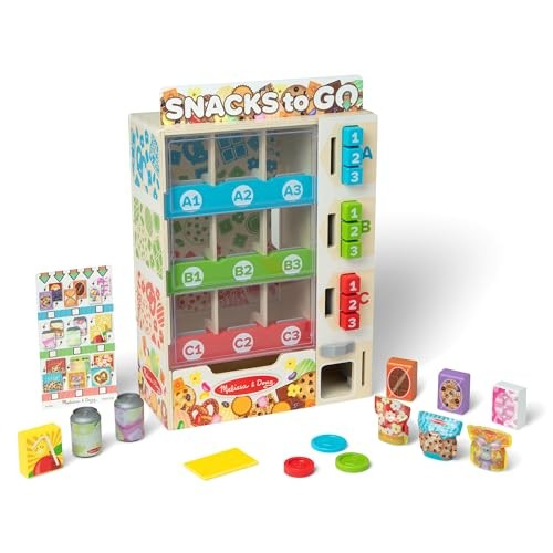 Melissa & Doug Vending Machine Wooden Roleplay Set - image 4