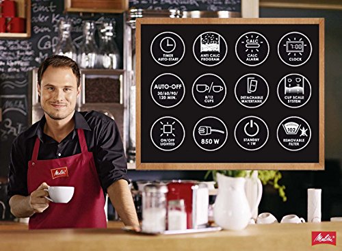 Melitta Optima Timer Black Filter Coffee Machine - image 4