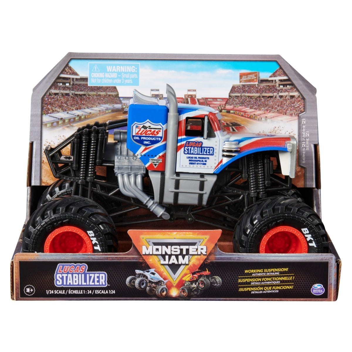 Monster Jam Lucas Stabilizer 1:24 Monster Truck - image 2