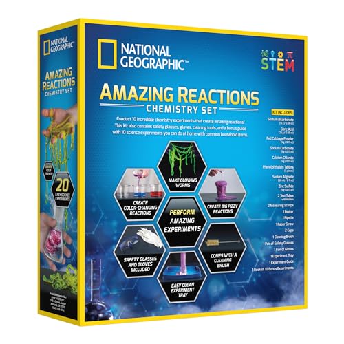 National Geographic Amazing Reactions Chemistry Set - image 2