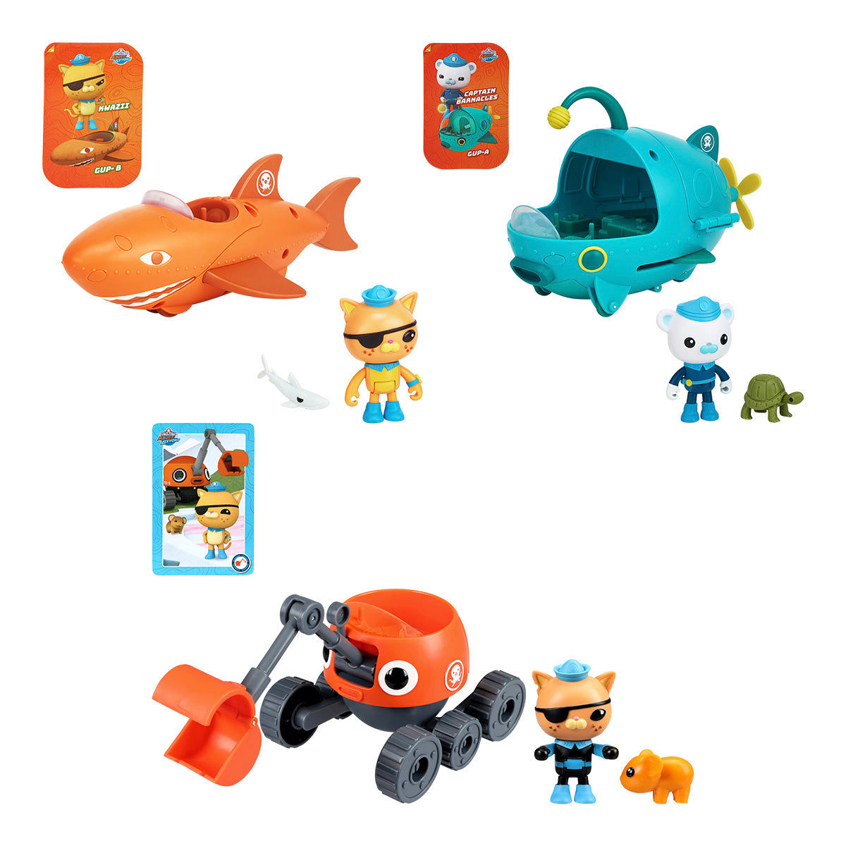 Octonauts Terra-Gup 3 and Kwazii Vehicle and Figure Playset - image 5