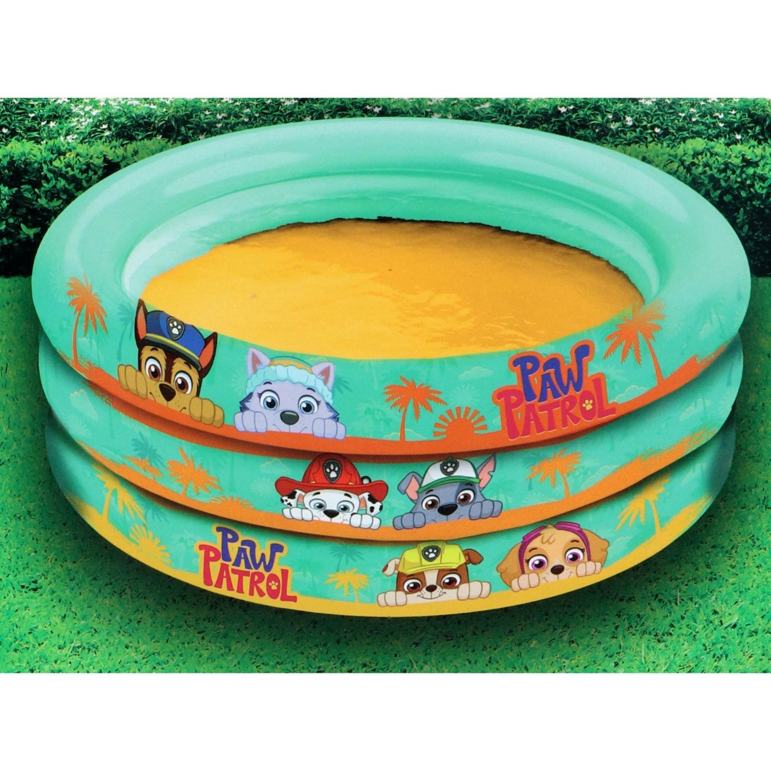 Paw Patrol Inflatable 3 Ring Pool - Blue - image 3