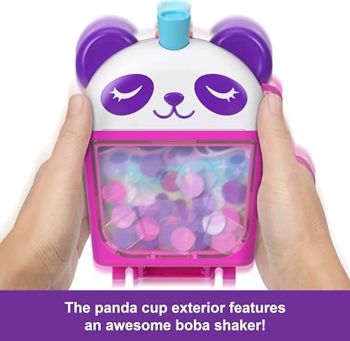 Polly Pocket Bubble Tea Panda Playset - image 3