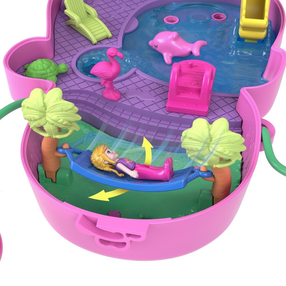 Polly Pocket Mumma Monkey & Baby Playset - image 3