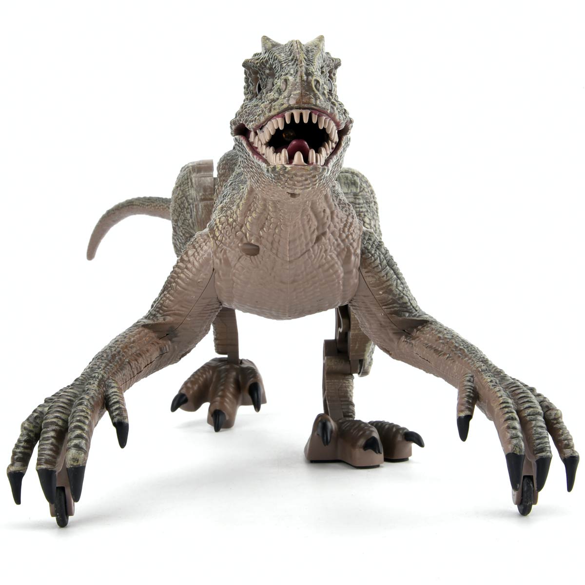 RC Roaring Raptor Grey Remote Control Dinosaur - image 3