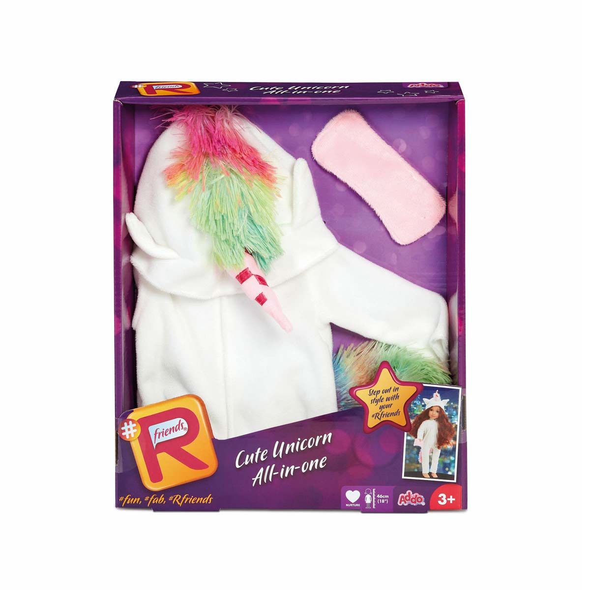 #Rfriends Cute Unicorn All-in-one Dolls Outfit - image 3