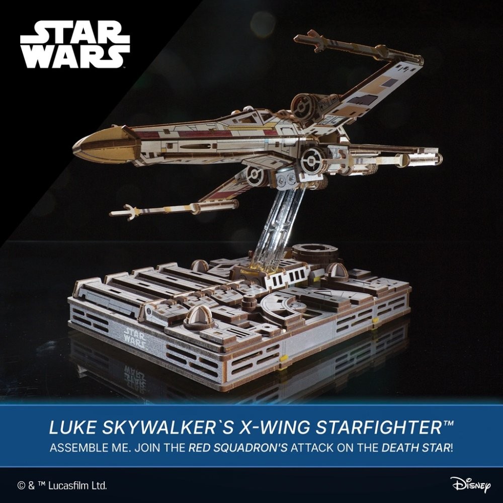 Star Wars Luke Skywalker X-Wing Star Fighter Mechanical Model Kit - image 2
