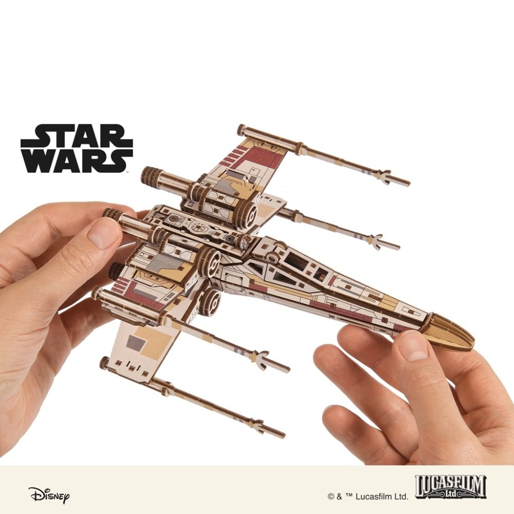 Star Wars Luke Skywalker X-Wing Star Fighter Mechanical Model Kit - image 3