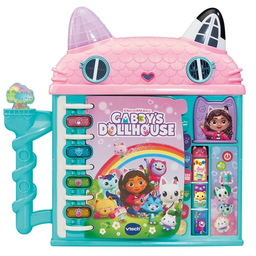 Gabby's Dollhouse Toys VTech - Gabby's Dollhouse Cat-a-Vator Discovery Book