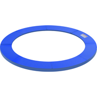 8FT blue PVC trampoline pad with safety surround spring cover padding by HOMCOM.