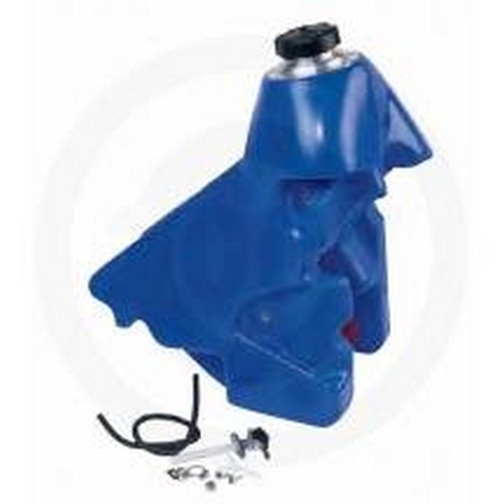 Acerbis complete fuel tank in white for Honda XR250/450 (1996-2003), featuring a 22L capacity, durable plastic construction, and includes mounting hardware.