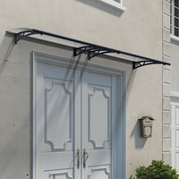 10' x 3' Palram Canopia Altair 3000 Grey Door Canopy (3.02m x 0.92m) - image 2