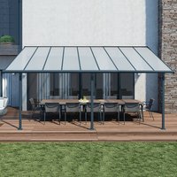 10x18 Palram Canopia Sierra Grey Patio Cover - image 2