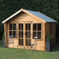 12' x 10' Traditional Wychwood Wooden Summer House - image 2
