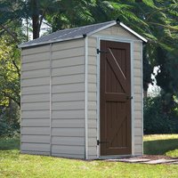 4' x 6' Palram Canopia Tan Skylight Plastic Shed (1.21m x 1.77m) - image 2