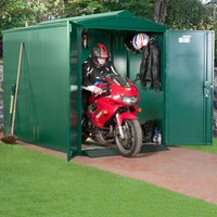 5'2 x 9' Asgard Secure Motorbike Garage (1.58m x 2.74m) - image 2
