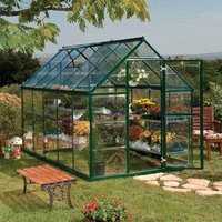 6â x 10â Palram Canopia Harmony Walk In Green Polycarbonate Greenhouse (1.85m x 3.06m) - image 2