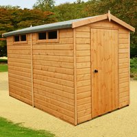 6' x 10' Shire Premium Security Apex Wooden Garden Shed (1.79m x 2.99m) - image 2
