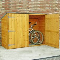 6' x 2'6 Shire Wooden Bike Shed & Garden Storage - No Floor - image 2