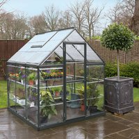 6â x 6â Palram Canopia Harmony Grey Polycarbonate Greenhouse (1.85m x 1.86m) - image 2