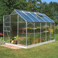6'x10' Halls Aluminium Frame Polycarbonate Greenhouse (1.92x3.19m) - image 2