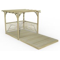 8' x 16' Forest Pergola Deck Kit No. 5 (2.4m x 4.8m) - image 2