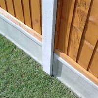 8' x 4" x 3" Forest Lightweight Concrete Fence Post (2440mm x 104mm x 80mm) - image 2