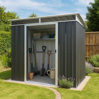 8' x 5' Yardmaster TopLight Pent Metal Shed (2.38m x 1.59m) - image 2