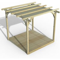 8' x 8' Forest Pergola Deck Kit with Retractable Canopy No. 1 (2.4m x 2.4m) - image 2