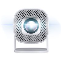 White Acer Aopen QH15s projector with perforated front panel and central lens, 180 ANSI lumens, 720p resolution.
