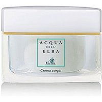 Acqua dell'Elba Blu Body Cream Donna 200g in clear jar with white lid and turquoise label.