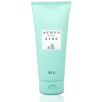 Turquoise Acqua dell'Elba Blu Shower Gel 200 ml tube with white label and flip cap.