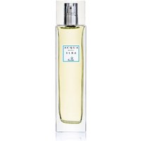 Clear glass bottle of Acqua dell'Elba Fiori floral room spray with silver cap and green label.