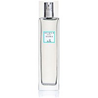 Clear glass bottle of Acqua dell'Elba Giglio delle Sabbie floral room spray with silver cap and blue label.