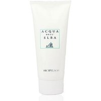 White tube of Acqua dell'Elba Moisturizing Body Lotion, 200 ml, with green logo and Arcipelago text.