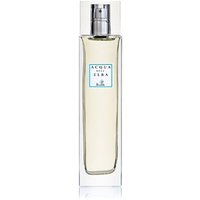 Clear glass bottle of Acqua dell'Elba Monte Capanne floral room spray with silver cap and blue label.