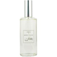 Clear glass bottle with silver cap, labeled "Acqua di Sestri Levante - Floral Room Spray" in elegant font.