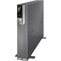 Black APC Smart-UPS Ultra 5000VA, 2U rack/tower, with vented front panel and digital display, 230V lithium-ion.