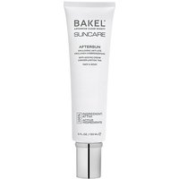 White Bakel Aftersun 150 ml tube with black text and silver cap, labeled as after sun body cream.