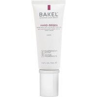 White Bakel Hand-Regen 75 ml anti-aging hand cream tube with gray cap and red logo.