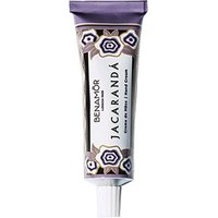 Benamor Jacaranda Hand Cream 30 ml tube with purple floral design and silver cap.