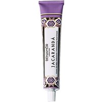 Purple and white Benamor Jacaranda hand cream tube with floral design, 50 ml size.