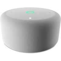 White cylindrical BirdDog BD-BDPOD video signal converter with glowing green LED indicator on top.