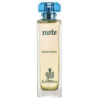 Carthusia Via Camerelle citrus room spray in tall clear bottle with blue cap and elegant label design.