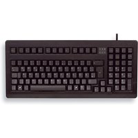 Black Cherry G80-1800 USB keyboard, QWERTY layout, US English, compact design with number pad and function keys.