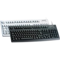 Grey Cherry G83-6105 USB keyboard with French layout, featuring a numeric keypad and function keys.
