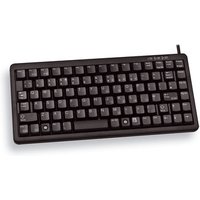 Black Cherry G84-4100 USB keyboard, compact design, QWERTY layout, US English, rectangular keys.
